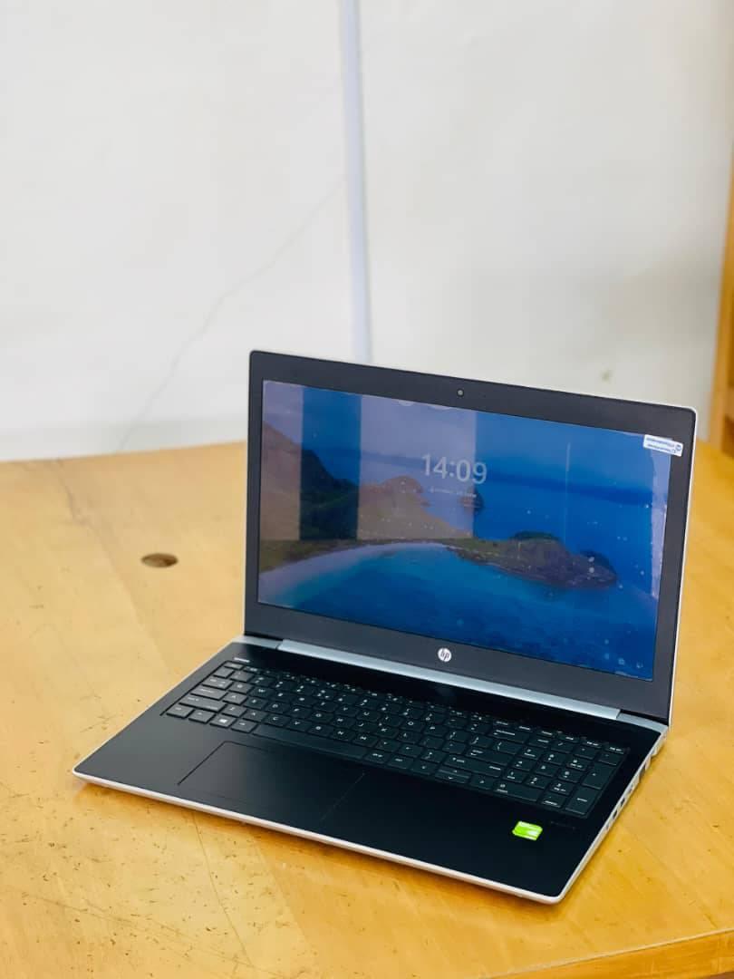 A picture of Hp ProBook i7 8GB RAM 256SSD dedicated graphics GTX 10th