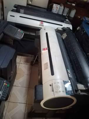 A picture of Kyosera photocopiers and plotters