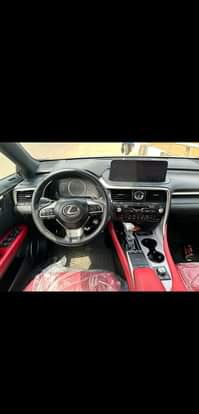 A picture of EXTREMELY CLEAN FOREIGN USED 2022 RX350 LEXUS F SPORT