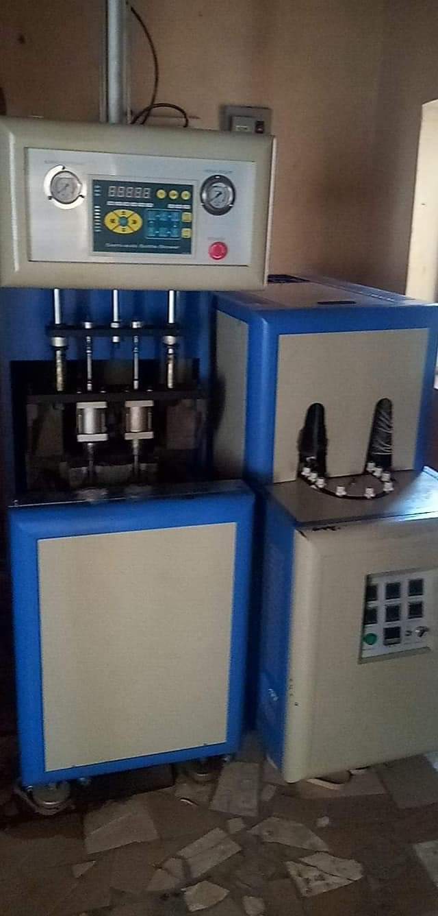 A picture of Bottle and sachet water machines