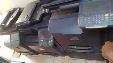 A picture of Kyosera photocopiers and plotters