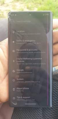 A picture of Google pixel 6pro