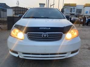 A picture of Toyota Corolla 05 available on sale no condition at all