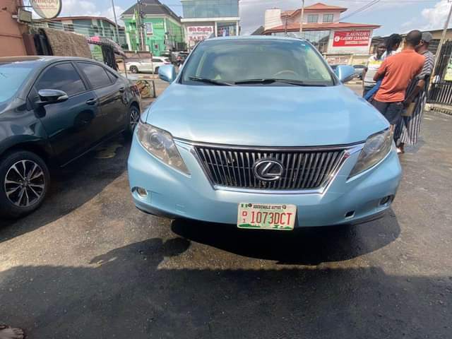 A picture of Lexus RX 350 2010 Blue l Ikeja