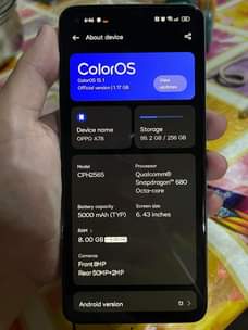 A picture of Oppo A78