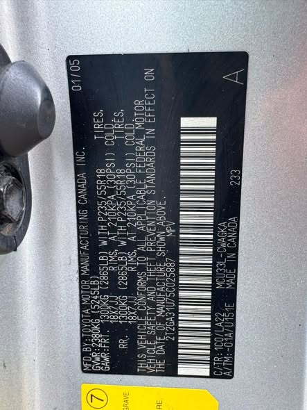 A picture of Rx330 Lexus Toks standard