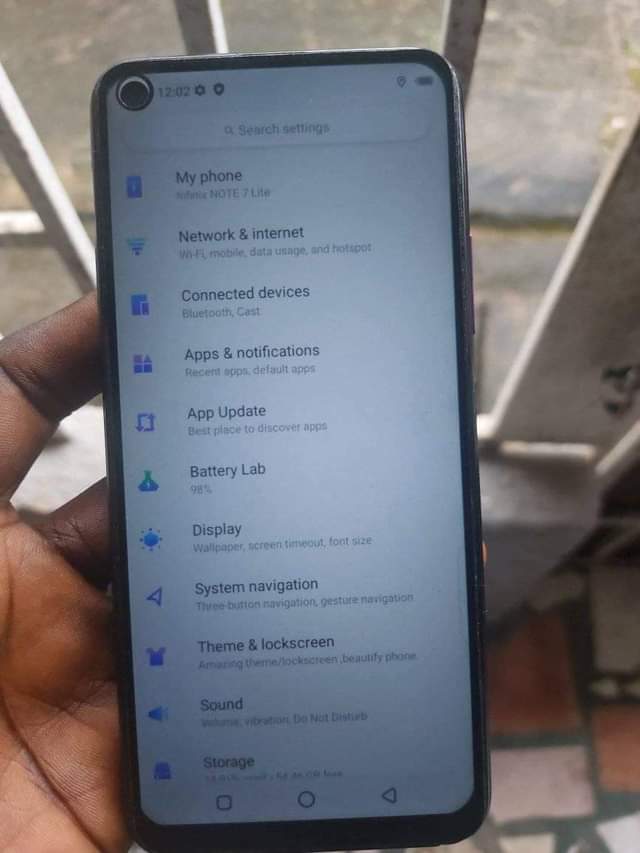 A picture of Infinite Note 7lite