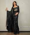 A picture of Georgette saree