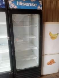 A picture of Hisense display fridge