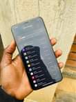 A picture of iPhone XS Max with slight crack 64Gb at 550k