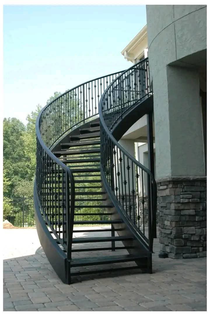 A picture of Round hand railing