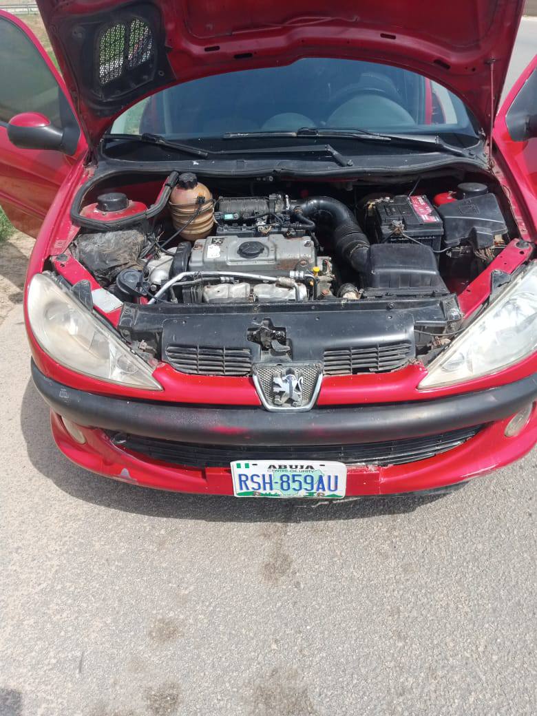 A picture of Clean Peugeot 206 untapped engine and gear A c working