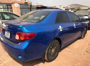 A picture of Sharp Reg Corolla 2010 model Accident Free Engine untampered gear