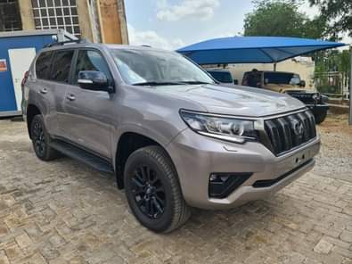 A picture of 2023 Toyota Prado V4 price 87million with duty Location Abuja