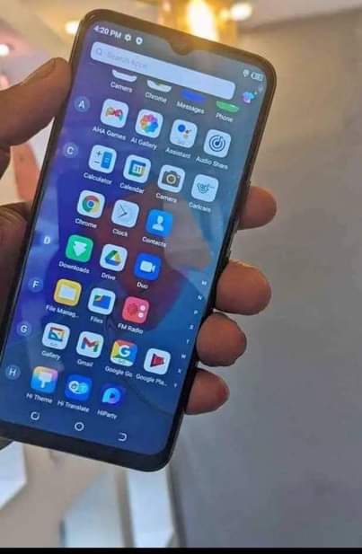 A picture of Tecno spark five on air
