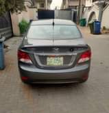 A picture of Clean Nigerian Used Grey Hyundai Accent 2013