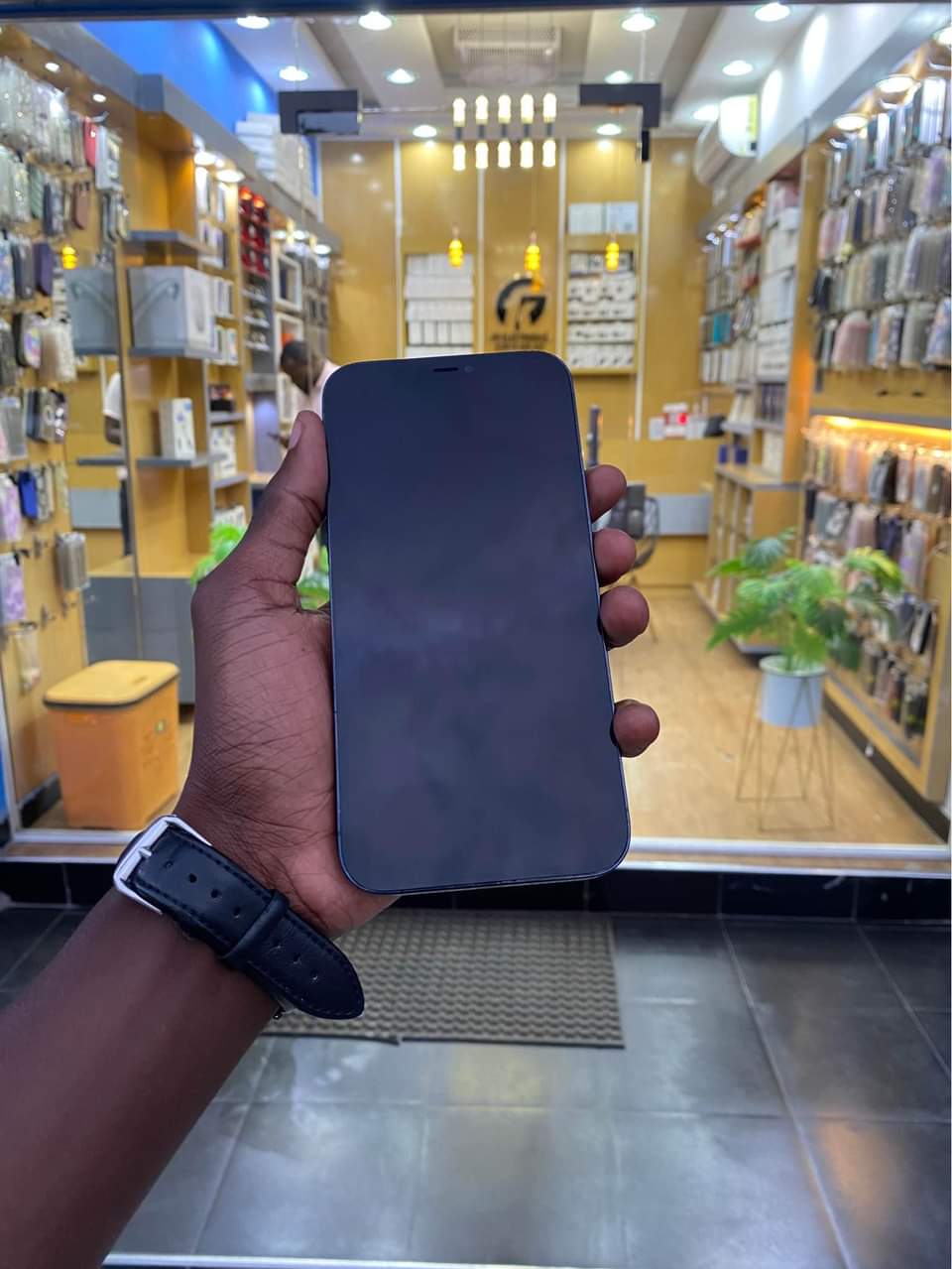 A picture of Iphone 12pro max 256gb 