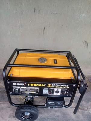 A picture of Neatly Used Original SUMEC FIRMAN SPG 4000E2 Petrol Generator Available
