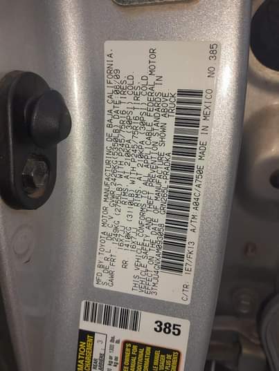 A picture of Few months registered Toyota Tacoma well maintained pure first body