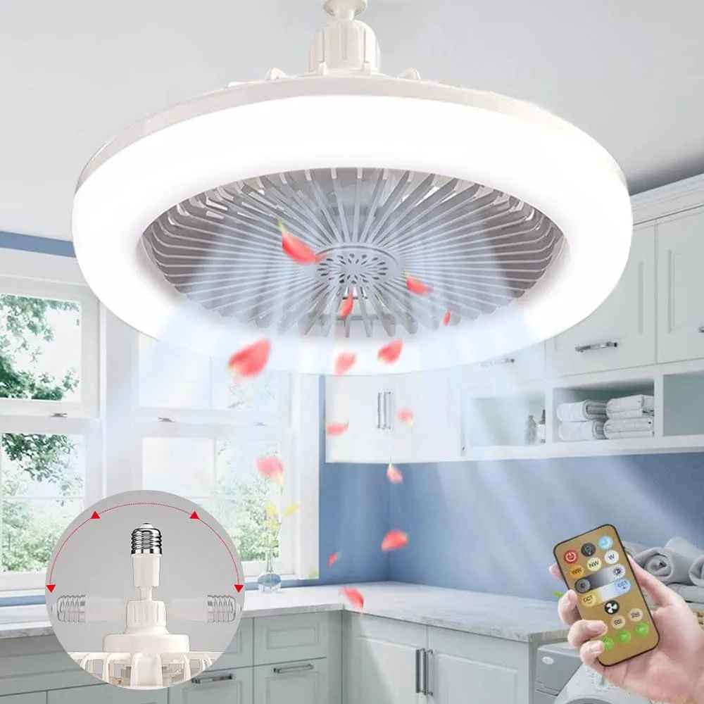 A picture of Chandelier lighting with Ceiling Fan E27 screw and B22 Pin