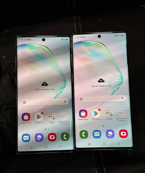 A picture of Samsung note 10plus