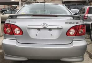 A picture of Toyota Corolla 2005 sport Flashed on first body Engine gear