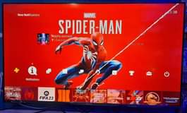 A picture of CHIPPED PS4 SLIM 1tb 10GAMES TWO ORIGNAL PADS 950K NEGOTIABLE