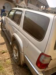 A picture of Toyota 4 runner complete pure first body is available With