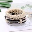 A picture of 4pcs per set fashionable leather bracelet