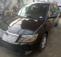 A picture of Toyota Corolla Bank type 2005 model Colour black Clean used