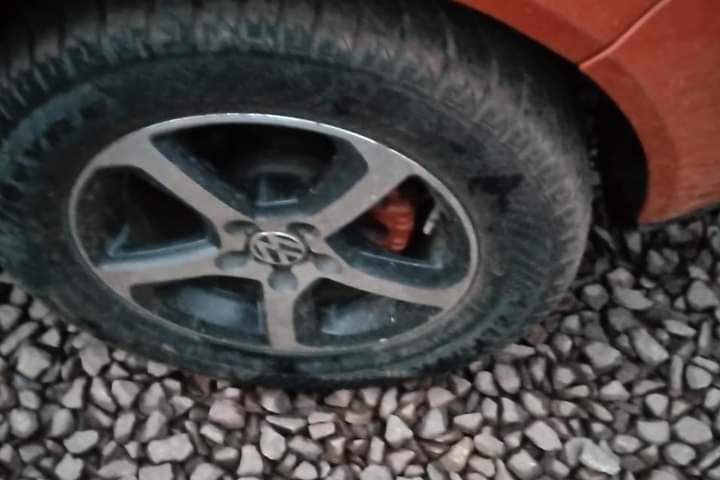 A picture of Vakswagen golf model 1999 number UAR 13m negotiable. For more