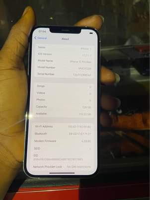 A picture of Uk used IPhone 12 Pro Max