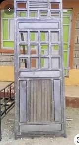 A picture of Metallic designed back door