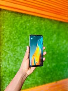 A picture of Tecno spark 8 storage 64gb ram 2gb naibwaga kitonga pia