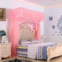 A picture of WALL MOUNTED ROUND MOSQUITO NETS AND CEILING MOUNTED MOSQUITO NETS
