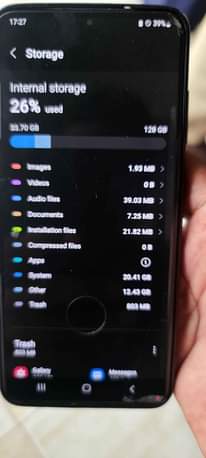 A picture of Samsung S20 5G