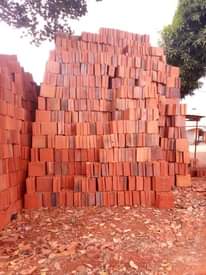 A picture of Quality Clay products like maxpans half bricks roofing tiles vents