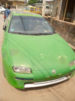 A picture of Mazda 323f 2005 model first body pan pan tokunbo standard
