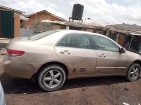 A picture of 2005 Honda Accord EOD first body engine and gear interior