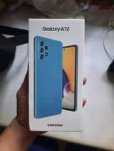 A picture of Samsung a72 storage 128GB ram 8GB