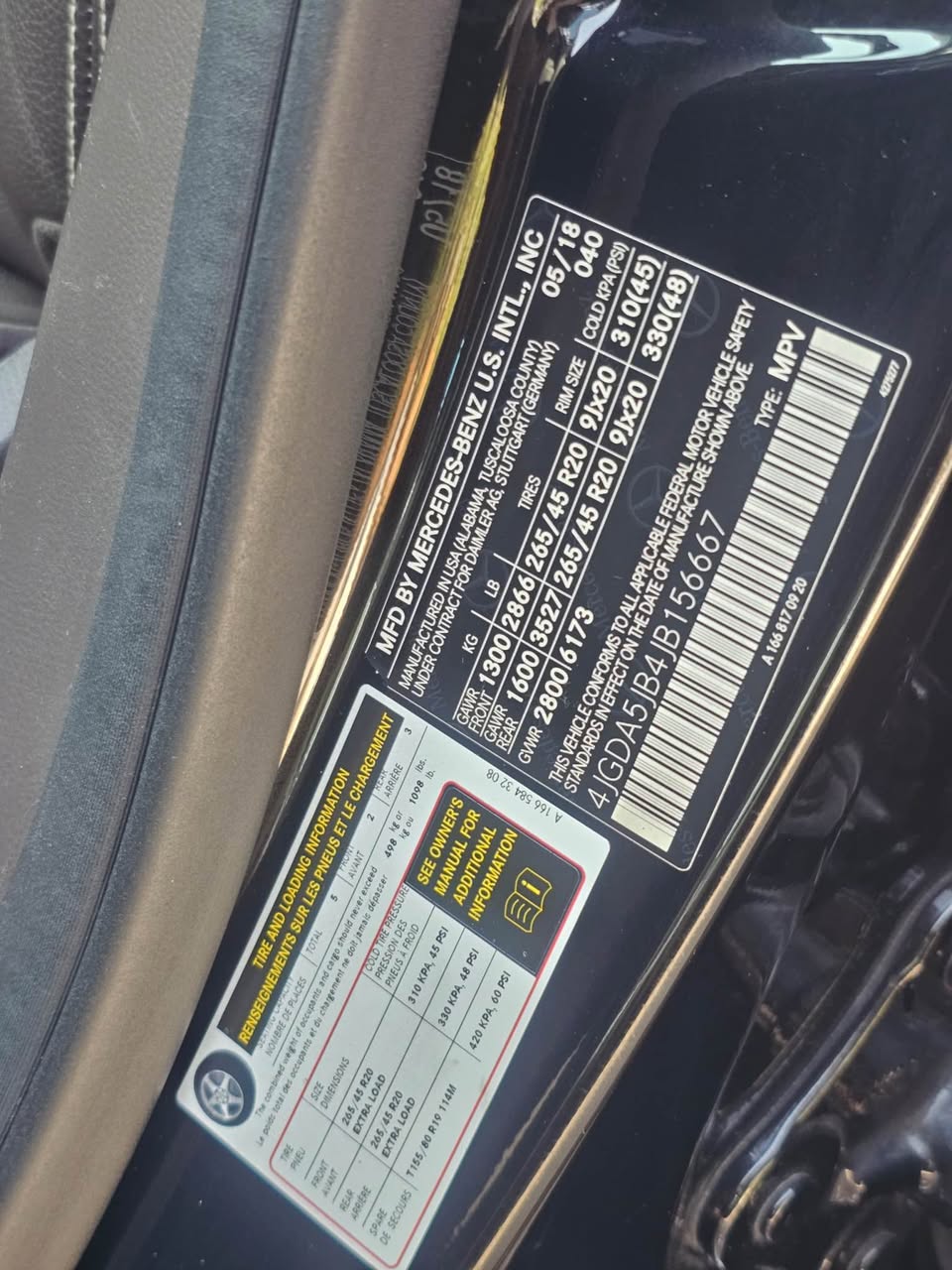 A picture of REGISTERED 2018 MERCEDES BENZ GLE350
