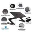 A picture of Portable adjustable laptop stand Message Saadia on WhatsApp. https wa.me