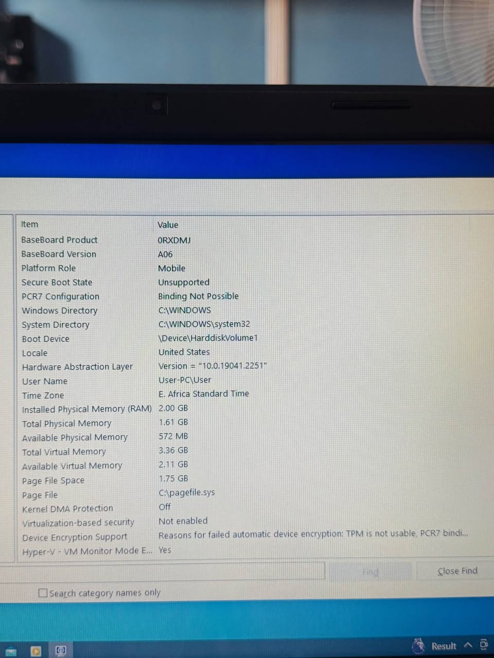 A picture of Dell Laptop