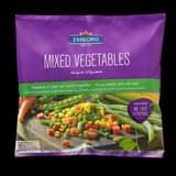 A picture of Cheedar cheese and mix vegetables