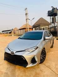 A picture of few months used 2015 upgraded to 2018 Model Toyota Corolla