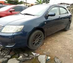 A picture of Toyota corolla 2004 5 Model going for 1 4m in