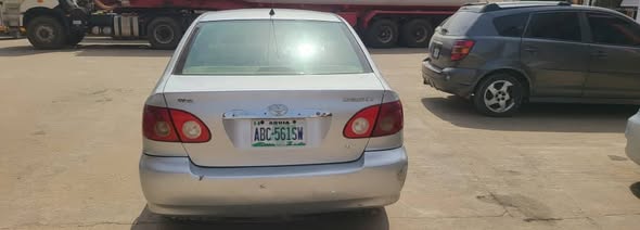 A picture of Toyota Corolla 06 on belt sharp deal Engine untempered AC