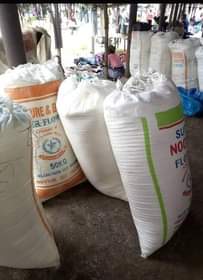 A picture of 50kg white and yellow garri