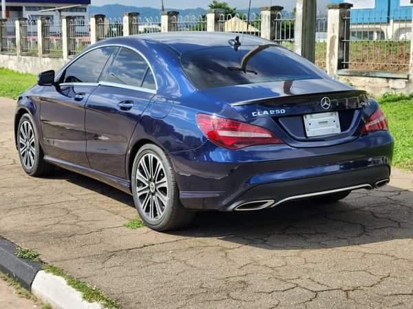 A picture of 2018 Mercedes CLA250 price 23 7M Location Abuja 08160229978