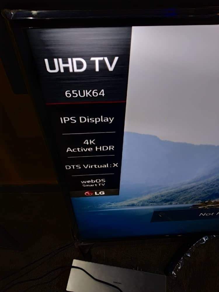 A picture of LG smart tv